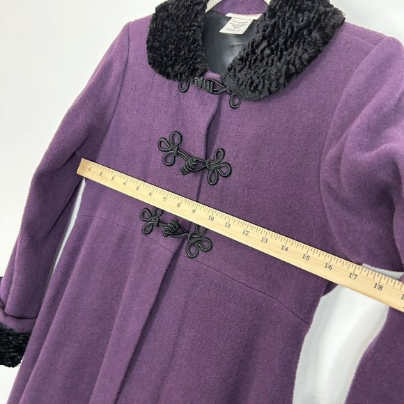 American Girl Sugar Plum Coat Girl's Size 14 Purple - Picture 6 of 9